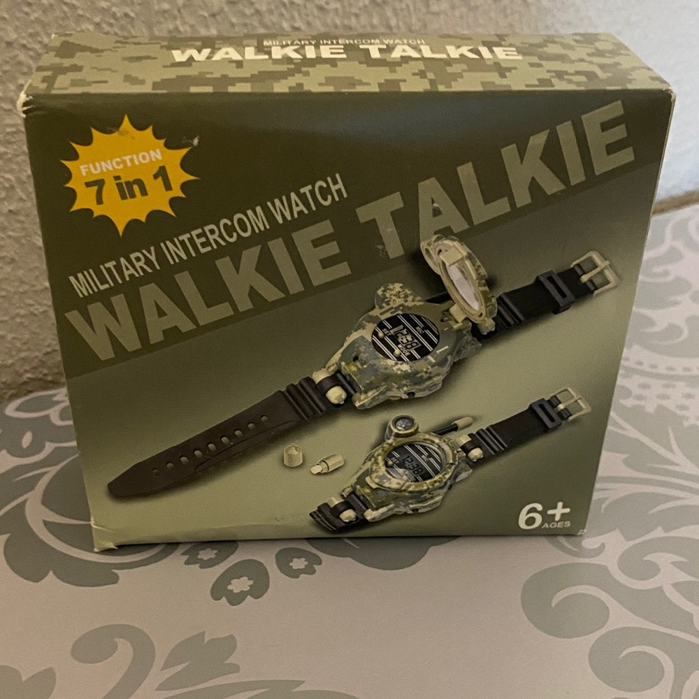 Military Intercom Watch Walkie Talkie - Camouflage